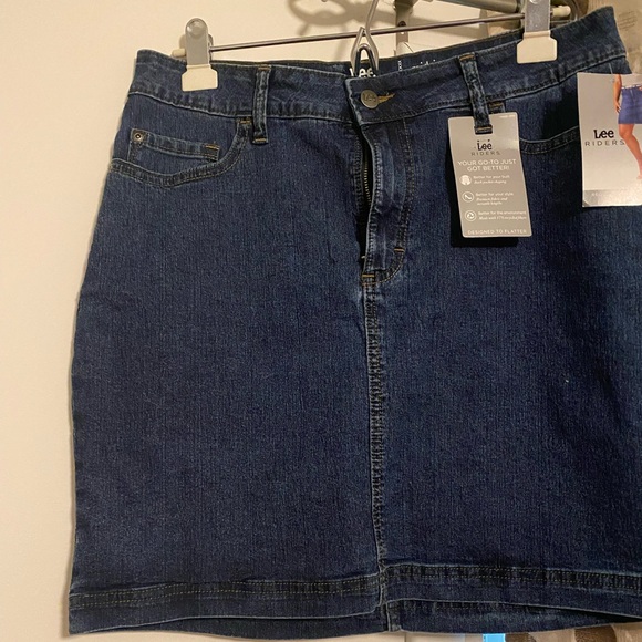 Lee Rider Vintage Denim Mini Skort. Size 12. NWT - Picture 2 of 7